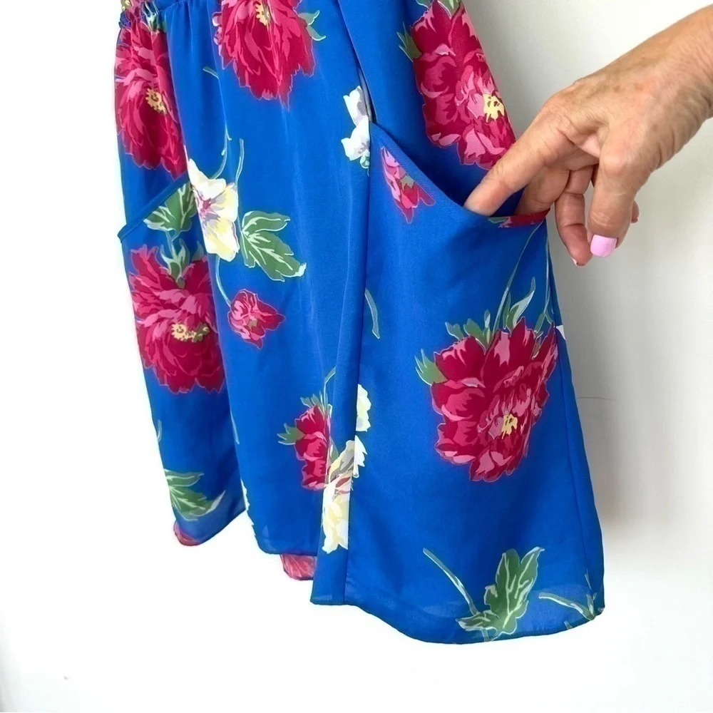 American Eagle fit & flare mini dress in a floral print - Picture 4 of 12